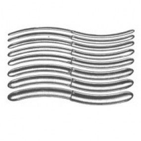 Dilatadores de hegar de acero inoxidable juego de 8 pzs. economico