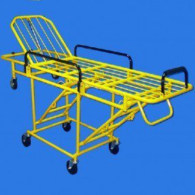 Camilla de golpe abatible fabricada en acero