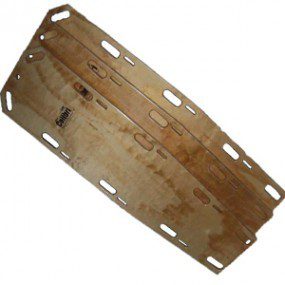 Camilla rígida de madera adulto