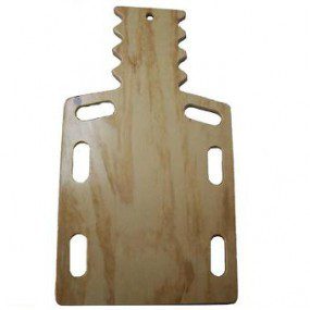 Camilla rigida media de madera adulto