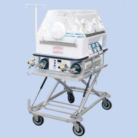 Incubadora de traslado modelo IT-2000 servocontrolada con 2 tanques de oxígeno, tamaño "E"