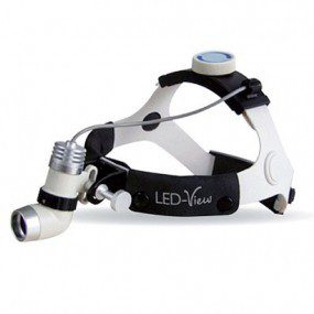 Lampara frontal con estructura ajustable
