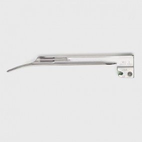 Hoja para laringoscopio recto miller  3 de fibra óptica