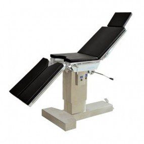 Mesa de operaciones hidráulica con cuatro secciones