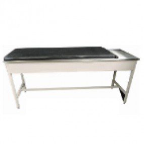 Mesa de 180 cm para atención a recién nacidos esmaltada