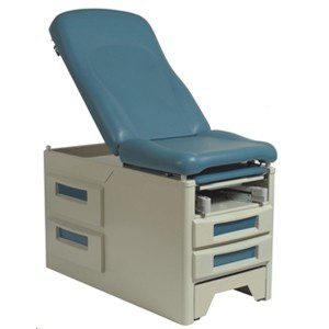 Mesa para exploracion manual con 4 cajones con Franjas