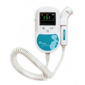 Doppler fetal pantalla LCD a color 3 modos de operación transductor de 2.5 Mhz
