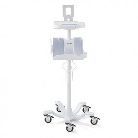 Base rodable de lujo con gestión de cables y accesorios Connex Spot CSM opc. 2