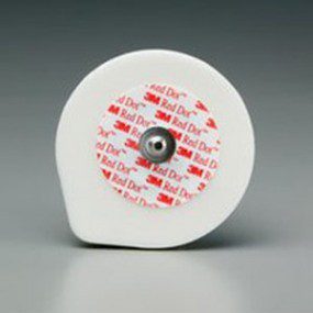 Electrodo de broche Red Dot bolsa con 50 piezas de espuma