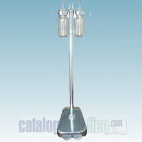 Jabonera doble de pedestal