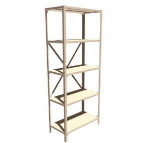 Anaquel 5 entrepaños 30 X 83 cm