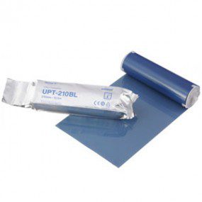 Acetato transparente azul caja con 5 rollos