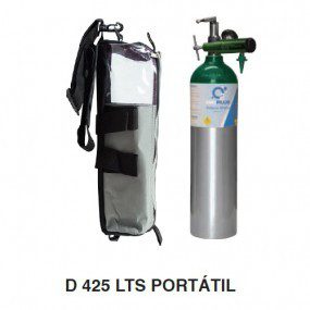 Equipo completo de oxigeno 425L - tipo D