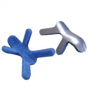 Férula para dedo tipo rana mediano de aluminio