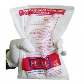 Compresa caliente desechable paquete con 10 piezas