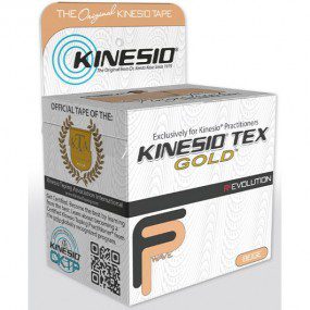 Cinta para correccion muscular kinesio gold 5.08 cm x 5 metros beige nano-touch