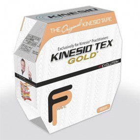 Cinta para correccion muscular kinesio gold 5.08 cm x 31.39 metros beige nano-touch