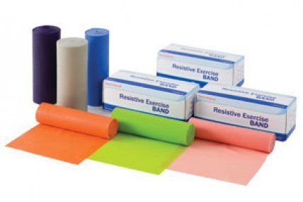 Banda para ejercicio extra fuerte color gris 5.5m