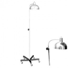 Lámpara de chicote pantalla grande, base pesada de 5 puntas